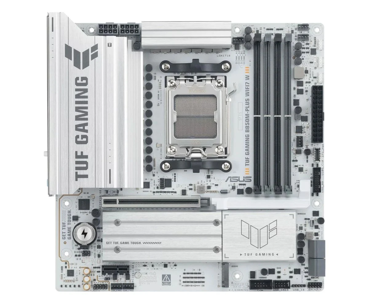 ASUS TUF GAMING B850M-PLUS WIFI7 WHITE (TUF GAMING B850M-PLUS WIFI7 W) EU