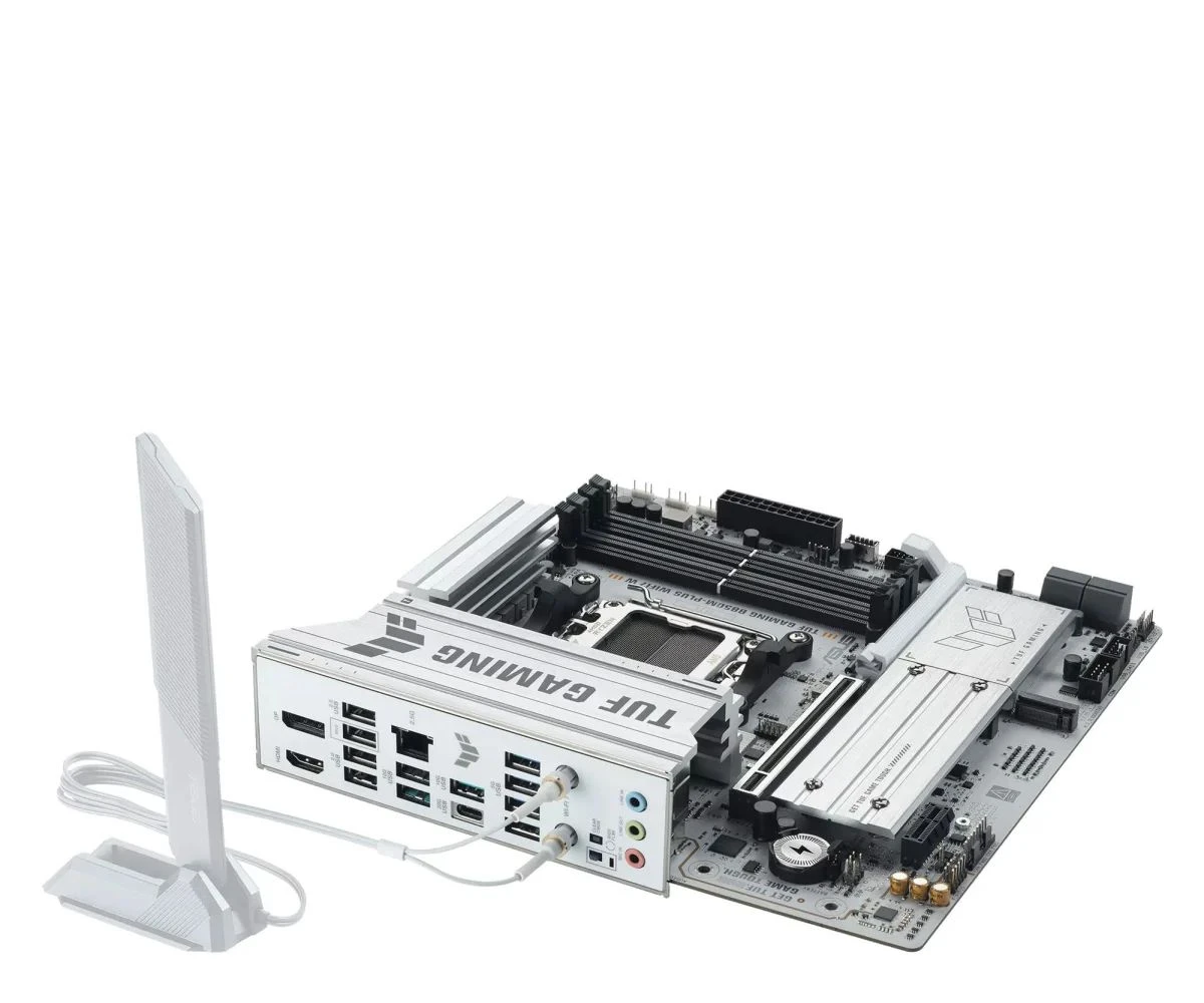 ASUS TUF GAMING B850M-PLUS WIFI7 WHITE (TUF GAMING B850M-PLUS WIFI7 W) EU