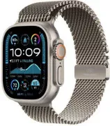 Apple Milanese Loop Natural Titanium для Watch 44/45/46/49mm Large (MXKE3)