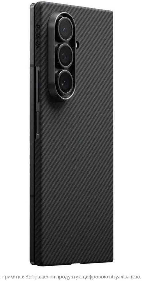 Чохол для смартфона Pitaka Ultra-Slim Case для Samsung Galaxy Z Fold 7 600D Чорний/Сірий [Twill] (FBFOLD7)