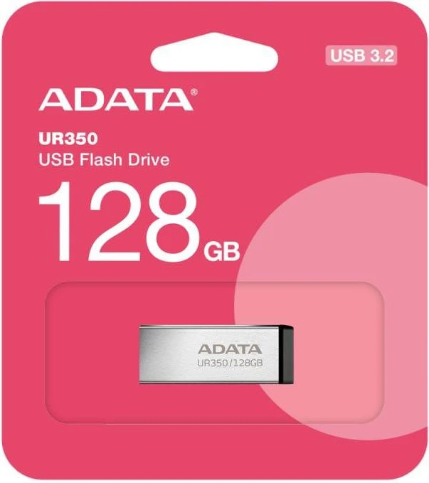 ADATA 128 GB UR350 USB 3.2 Silver/Black (UR350-128G-RSR/BK) (UA)