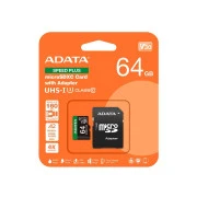 ADATA 64 GB microSDXC Speed Plus (UD64GUI3V30A2SP-RA1) (UA)