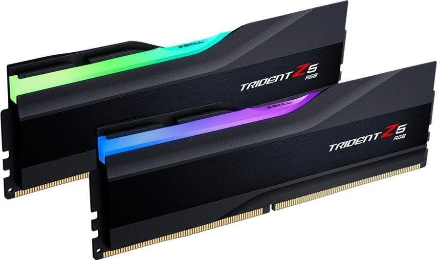 G.Skill 32 GB (2x16 GB) DDR5 6400 MHz Trident Z5 RGB Black (F5-6400J3039G16GX2-TZ5RK) (UA) Бренд: G.Skill; Призначення: Пам'ять
