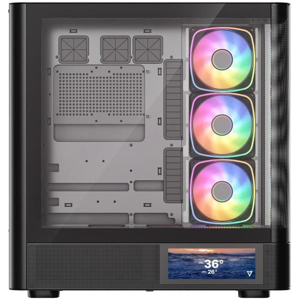 Modecom VOLCANO AQ400 ARGB MIDI BLACK (MC-A-AQ400-4FA-B) (UA)
