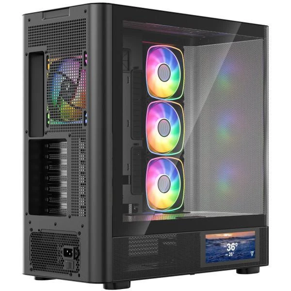 Modecom VOLCANO AQ400 ARGB MIDI BLACK (MC-A-AQ400-4FA-B) (UA)