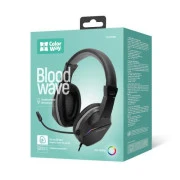 Навушники з мікрофоном ColorWay BloodWave LED Black (CW-HPG01BK) (UA)