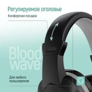 Навушники з мікрофоном ColorWay BloodWave LED Black (CW-HPG01BK) (UA)