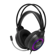 Навушники з мікрофоном ColorWay GlowCore RGB Black (CW-HPG02BK) (UA)