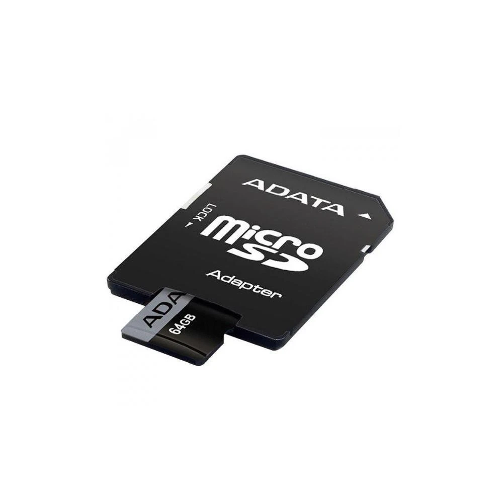 ADATA 64 GB microSDXC UHS-I U3 Premier Pro + SD-adapter (AUSDX64GUI3V30SA2-RA1) (UA)