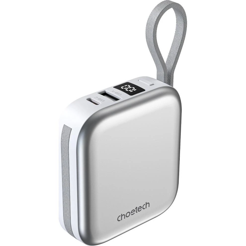 Choetech 10000mAh White Silver (B697C-WHSL) (UA)