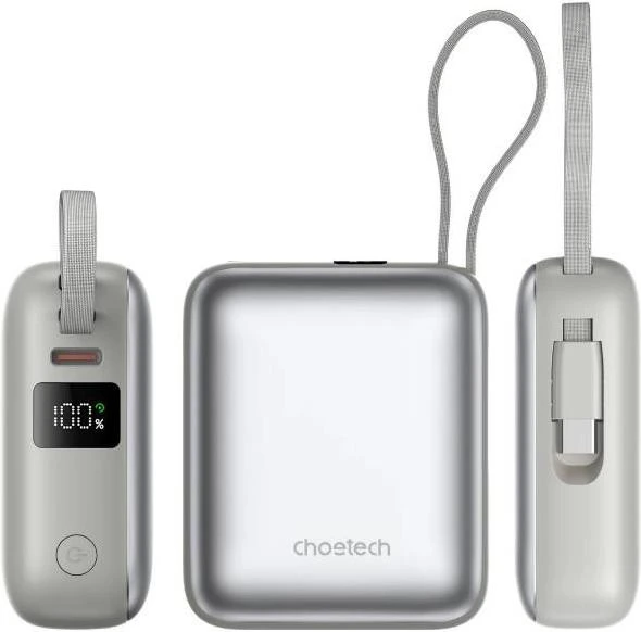 Choetech B832 10000mAh 35W Silver (B832-GY) (UA)