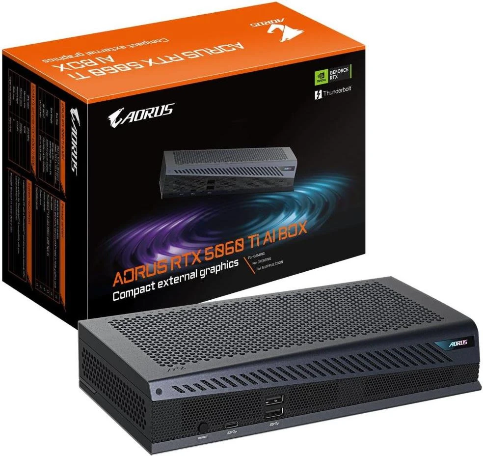 GIGABYTE AORUS RTX 5060 Ti AI BOX (GV-N506TIXEB-16GD) (UA)