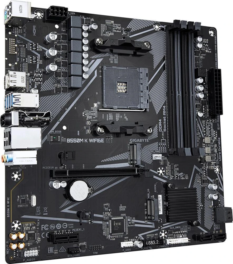 GIGABYTE B550M K WIFI6E (UA)