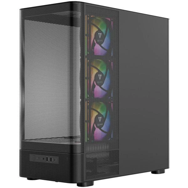 Modecom VOLCANO AQ400 ARGB MIDI BLACK (MC-A-AQ400-4FA-B) (UA)