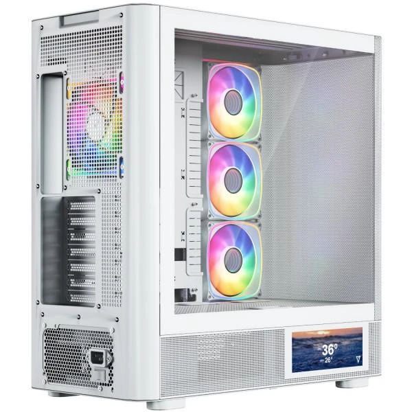 Modecom VOLCANO AQ400 ARGB MIDI WHITE (MC-A-AQ400-4FA-W) (UA)