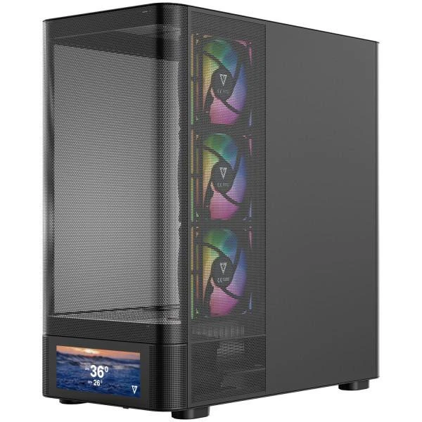 Modecom VOLCANO AQ500 ARGB MIDI BLACK (MC-A-AQ500-4FA-B) (UA)