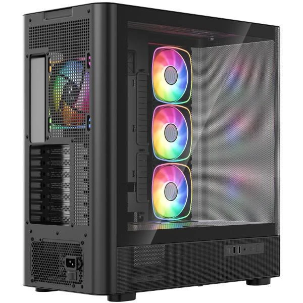 Modecom VOLCANO AQ500 ARGB MIDI BLACK (MC-A-AQ500-4FA-B) (UA)