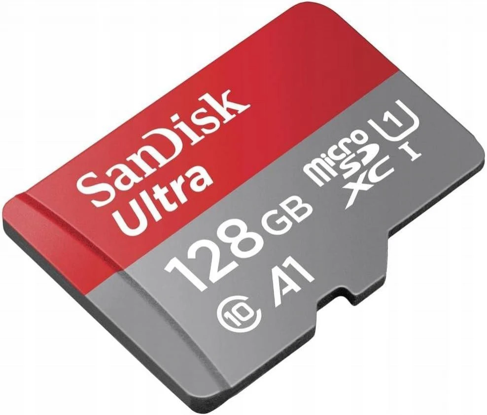 SanDisk 128 GB microSDXC UHS-I U1 A1 Class 10 Ultra (SDSQUAB-128G-GN6IA) (UA) Бренд: SanDisk; Обсяг пам'яті, ГБ: 128;