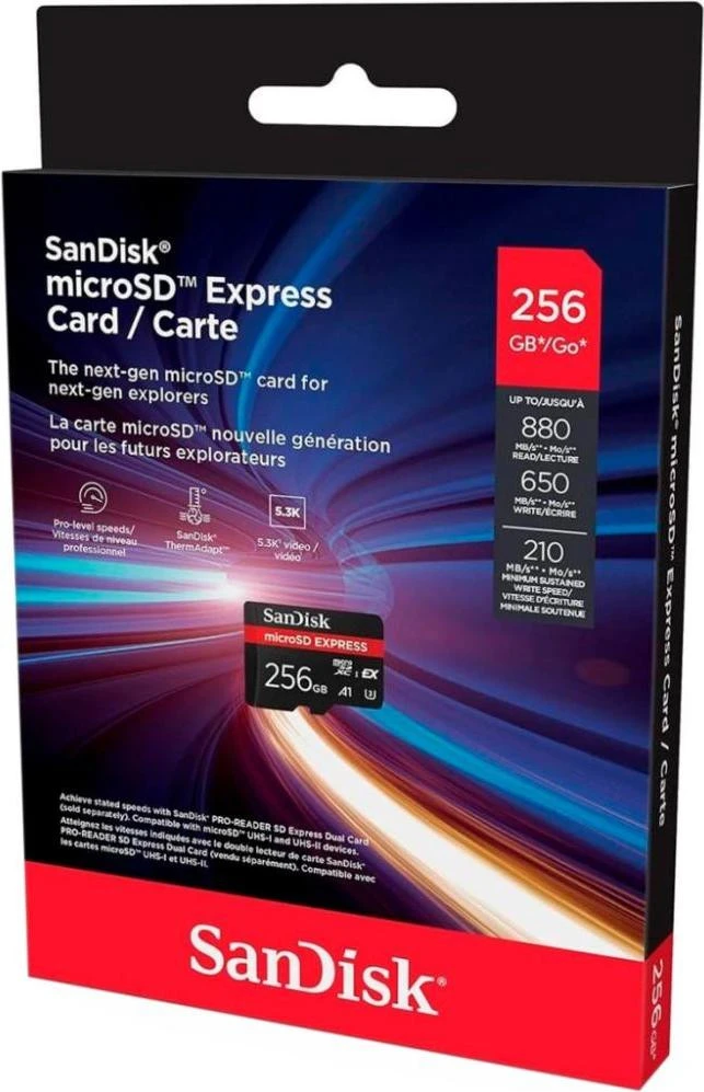 SanDisk 256 GB microSDXC Express Memory Card (SDSQXFN-256G-GN4NN) (UA)