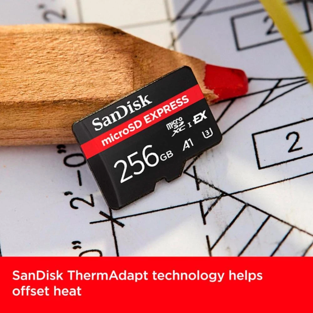 SanDisk 256 GB microSDXC Express Memory Card (SDSQXFN-256G-GN4NN) (UA)