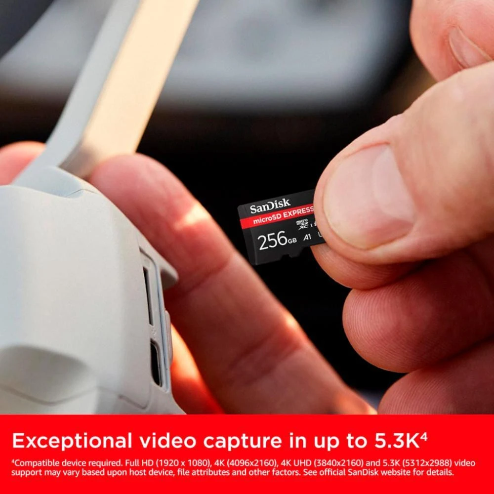 SanDisk 256 GB microSDXC Express Memory Card (SDSQXFN-256G-GN4NN) (UA)