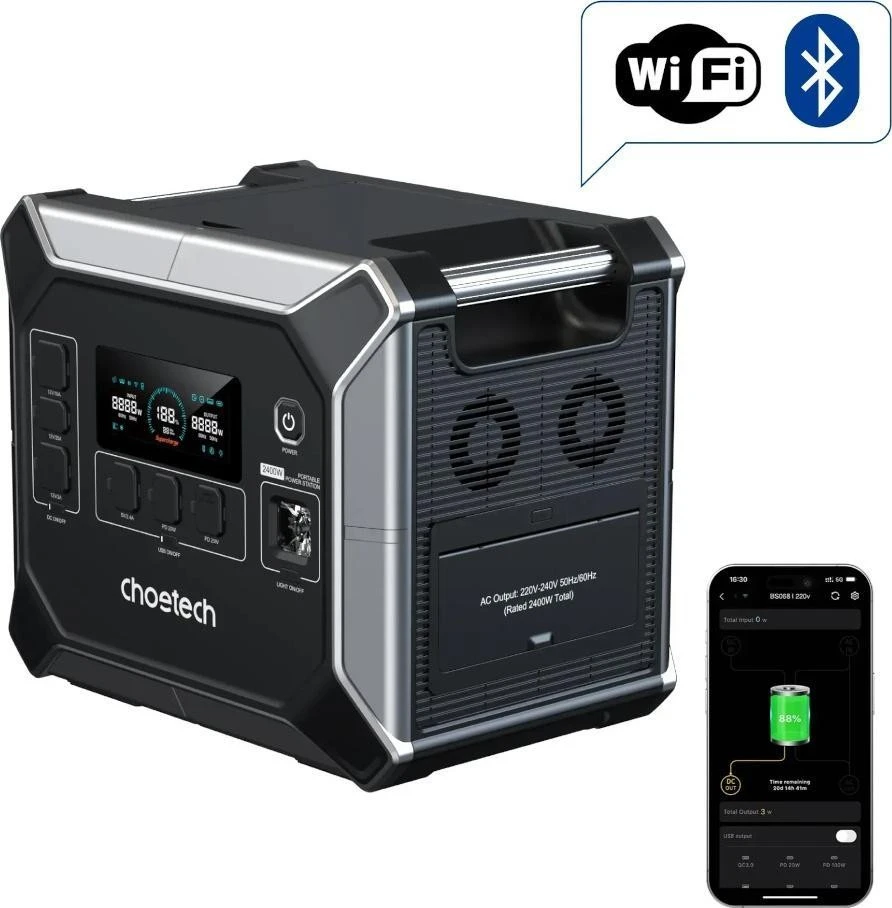 Зарядная станция Choetech BS067 (BS067-EU-BKSL) (UA)