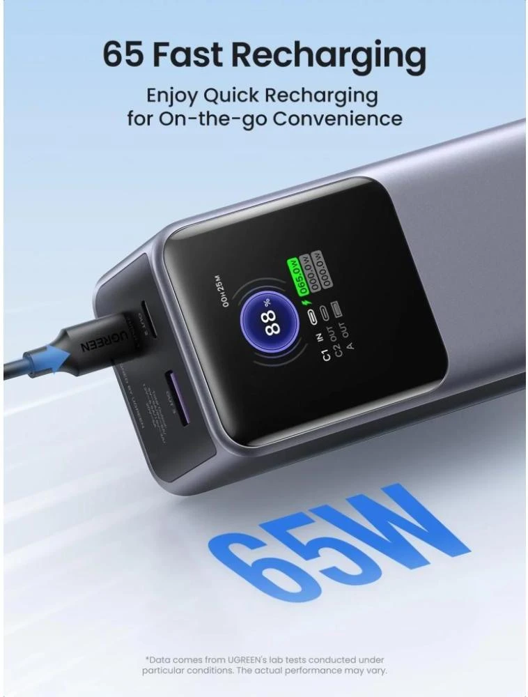 UGREEN PB722 25000mAh 200W Gray