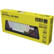 Hator Skyfall 65 Pro Aurum Vanila Silent RGB Wireless/Bluetooth/USB UA Grey/Black (HTK4160UA) (UA)