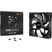 Кулер для корпусу Be quiet! PURE WINGS 3 140mm PWM (BL108) (UA)