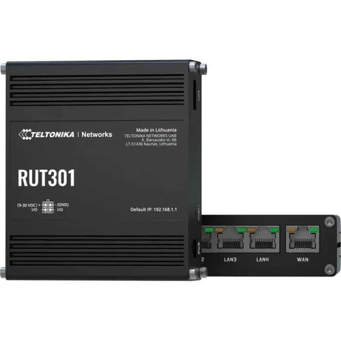 Маршрутизатор Teltonika RUT301 (UA) Особливості: підтримка PoE,