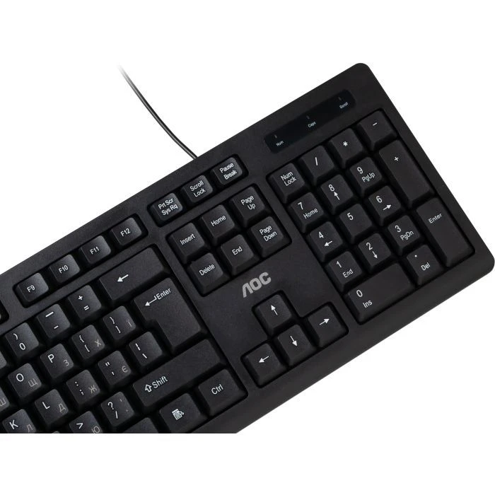 AOC KB100B USB UA Black (KB100B/97) (UA)