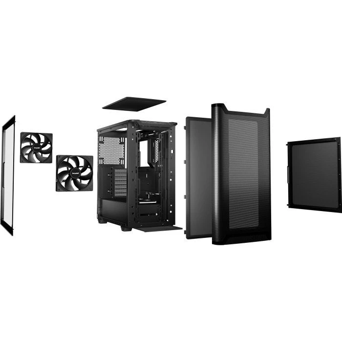 Be quiet! PURE BASE 501 Airflow з віконцем,чорний (BGW74) (UA)