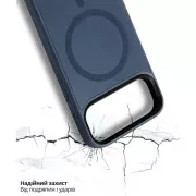 Чохол для мобільного телефону BeCover FIBRA ArcLine MagSafe Apple iPhone 17 Pro Max Blue (715387) (UA)