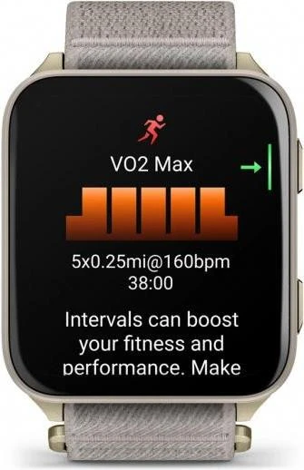 Garmin Venu X1 Soft Gold Titanium and French Grey Nylon (010-02980-33/08/09)