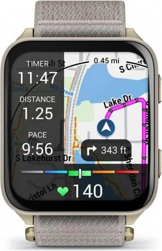 Garmin Venu X1 Soft Gold Titanium and French Grey Nylon (010-02980-33/08) Бренд: Garmin; Линейка: Venu X1; iOS: есть;