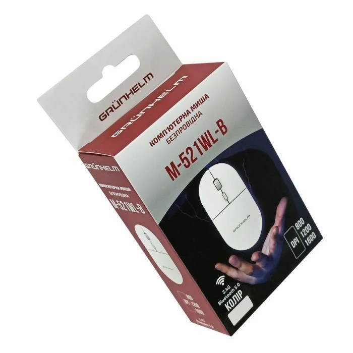 Grunhelm M-521WL-B Wireless White (126873) (UA)