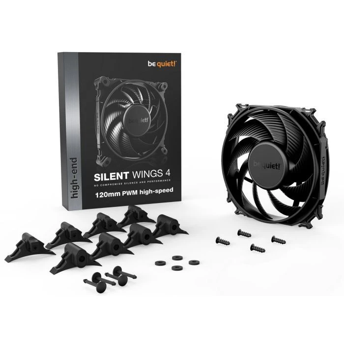 Кулер для корпуса Be quiet! Silent Wings 4 120mm PWM high-speed (BL094) (UA)