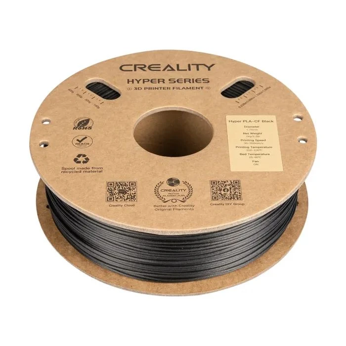 Пластик для 3D-принтера Creality PLA-CF 1кг, 1.75мм, чорний (3301060015) (UA)