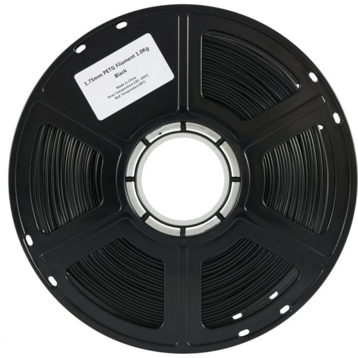 Пластик для 3D-принтера Flashforge PETG 1,75mm 1kg Black (PETB1) (UA)