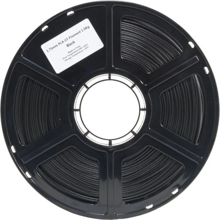 Пластик для 3D-принтера Flashforge PLA-CF 1,75mm 1kg Чорний (90007818001) (UA)