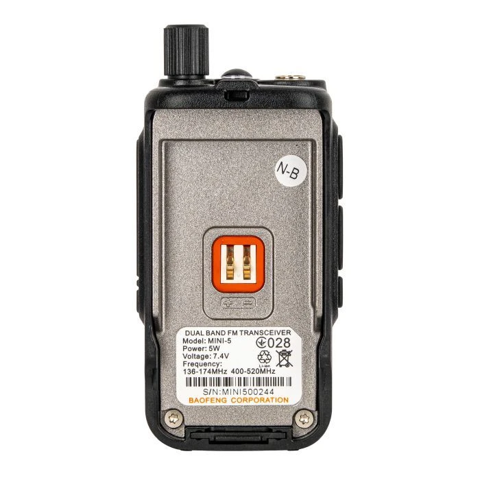 Портативна рація Baofeng UV-5R_MINI_Black_Single (UA)