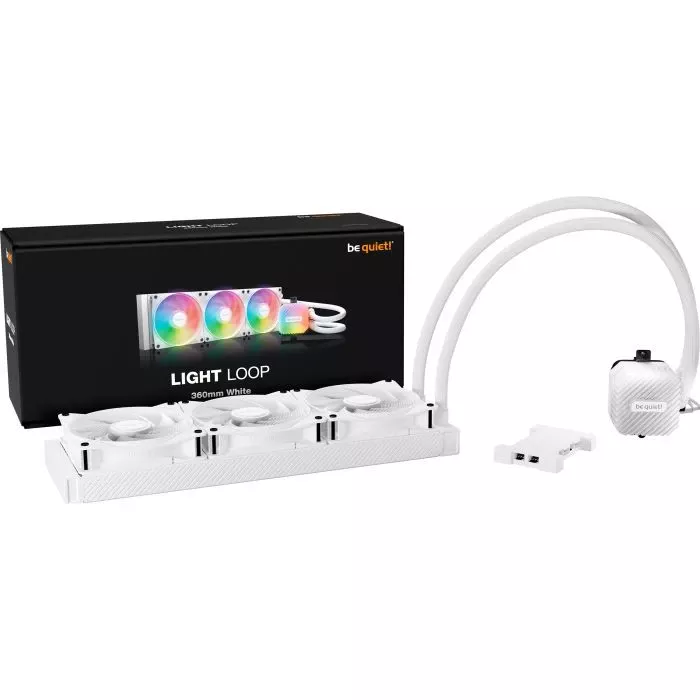 Система жидкостного охлаждения Be quiet! LIGHT LOOP 360mm білий (BW023) (UA)