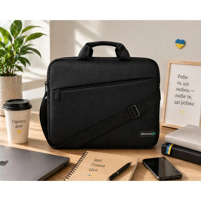 Сумка для ноутбука Grand-X 15.6'' SB-220 Black (SB-220) (UA)