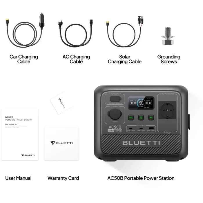 Зарядная станция BLUETTI AC50B 700W 448Wh (AC50B) (UA)