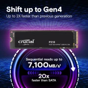 Crucial P310 1TB M.2 2280 NVMe PCIe 4.0 x4 3D NAND TLC (CT1000P310SSD8) (UA)