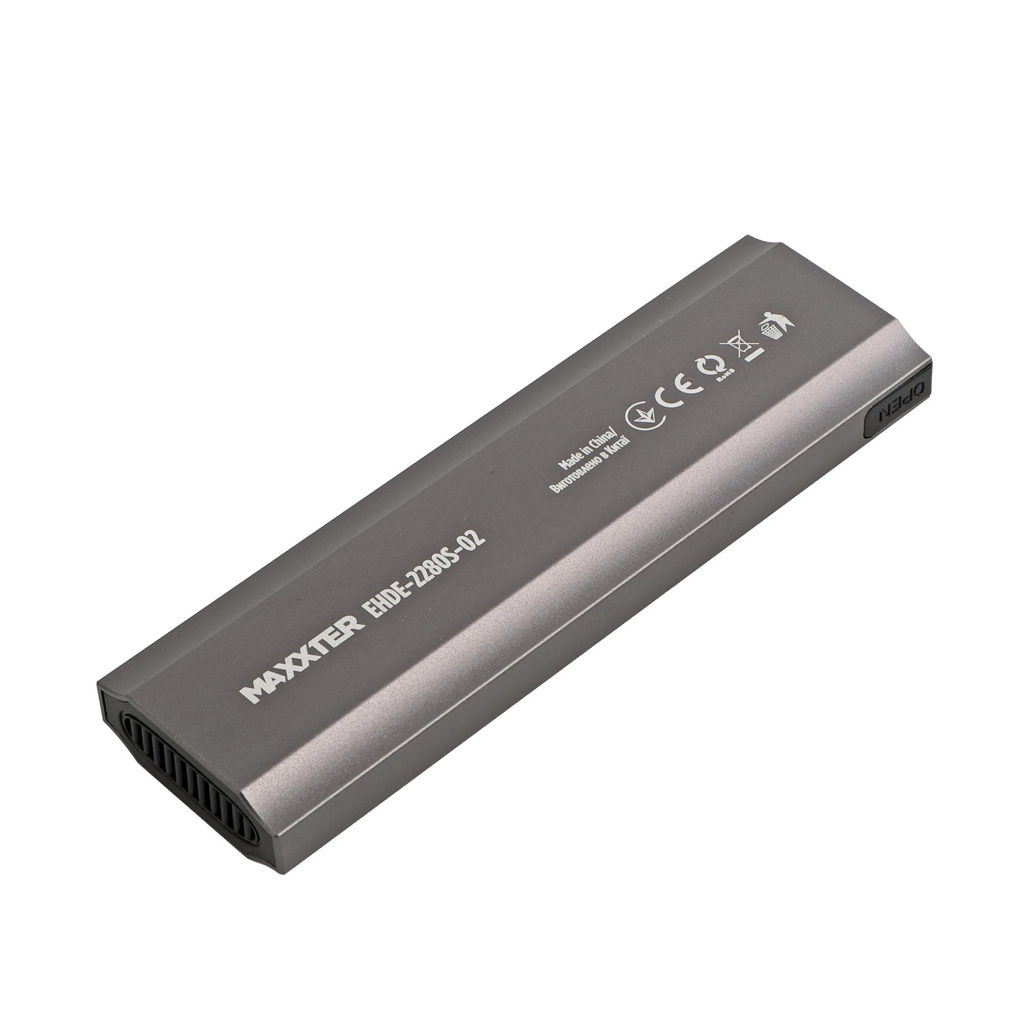Зовнішній кишеня Maxxter M.2 NVMe PCIe (EHDE-2280S-02) (UA)