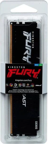 Kingston FURY 8 GB DDR5 6000 MHz Beast Black EXPO (KF560C36BBE-8) (UA) Бренд: Kingston FURY; Назначение:
