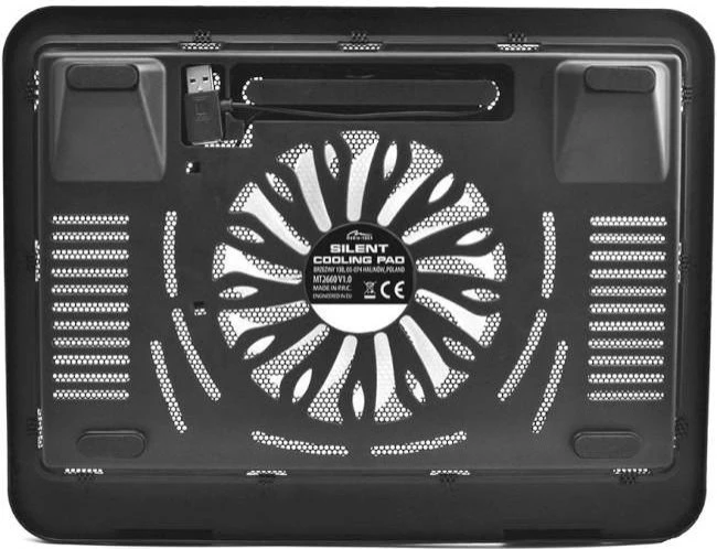 Подставка для ноутбука Media-Tech Silent Cooling Pad (MT2660) (UA) Бренд: Media-Tech; Материал: металл,