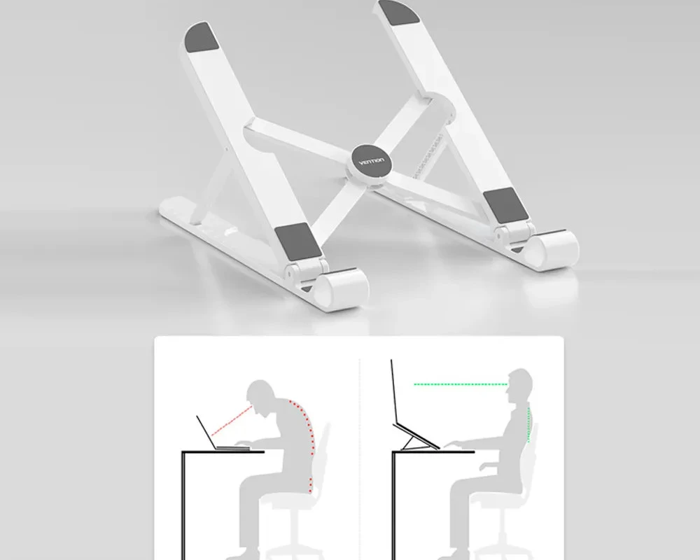 Підставка для ноутбука Vention Laptop X-type Stand ABS White (KDNW0) (UA)
