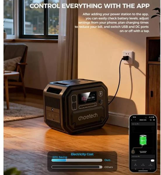 Зарядна станція Choetech BS064 (BS064-EU-BK) (UA)